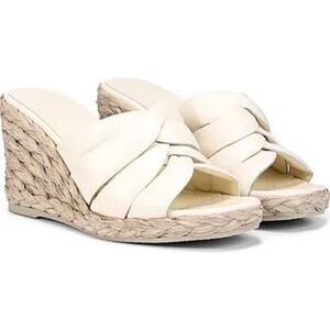 Vince Ivory  Gilian Espadrille Wedge Slide Sandal (Women) size 8.5